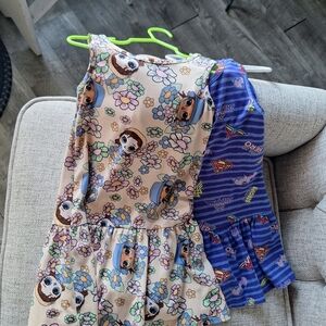 Lol Surprise and Super Hero Girls Dresses Lot Of 2 Size 4/5